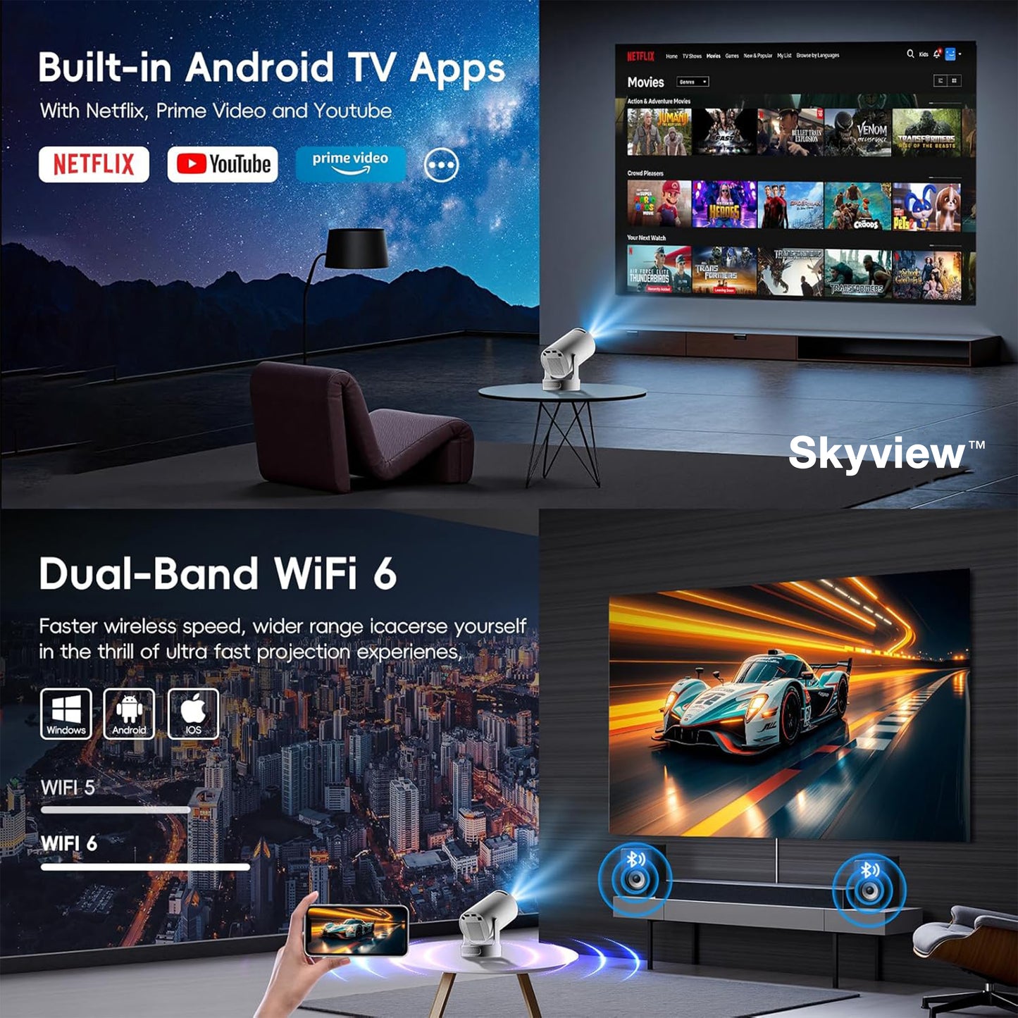 The Skyview™ Projector